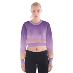 Sunset Evening Shades Cropped Sweatshirt