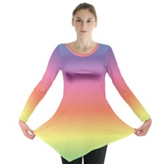 Rainbow Shades Long Sleeve Tunic  by designsbymallika