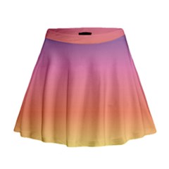 Rainbow Shades Mini Flare Skirt by designsbymallika