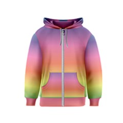 Rainbow Shades Kids  Zipper Hoodie by designsbymallika