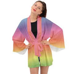 Rainbow Shades Long Sleeve Kimono by designsbymallika