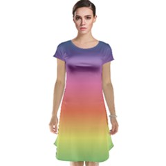 Rainbow Shades Cap Sleeve Nightdress