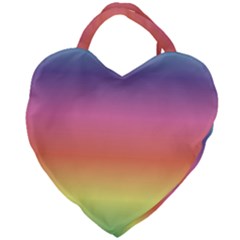 Rainbow Shades Giant Heart Shaped Tote by designsbymallika