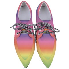 Rainbow Shades Women s Pointed Oxford Shoes by designsbymallika