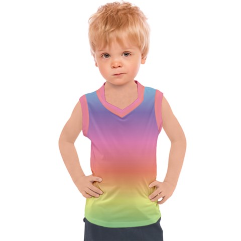 Rainbow Shades Kids  Sport Tank Top by designsbymallika
