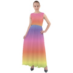 Rainbow Shades Chiffon Mesh Boho Maxi Dress by designsbymallika