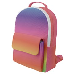 Rainbow Shades Flap Pocket Backpack (small) by designsbymallika