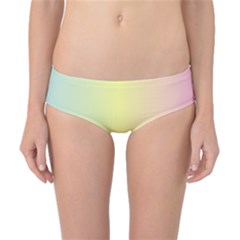 Vertical Rainbow Shade Classic Bikini Bottoms by designsbymallika