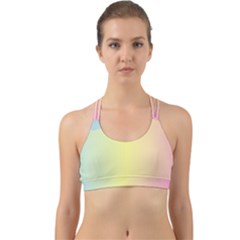 Vertical Rainbow Shade Back Web Sports Bra by designsbymallika