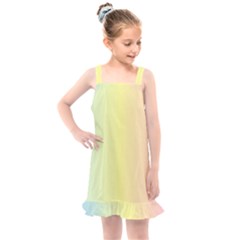 Vertical Rainbow Shade Kids  Overall Dress by designsbymallika