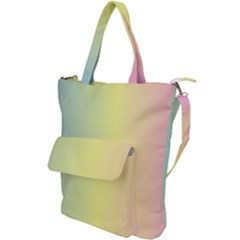 Vertical Rainbow Shade Shoulder Tote Bag by designsbymallika