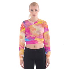 Colourful Shades Cropped Sweatshirt