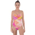 colourful shades Tie Back One Piece Swimsuit View1