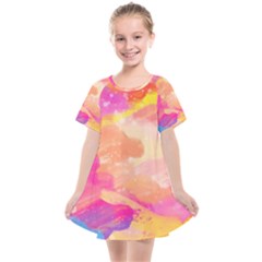 Colourful Shades Kids  Smock Dress by designsbymallika