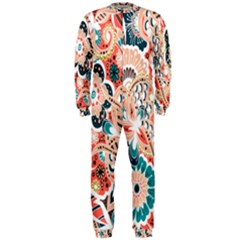 Baatik Floral Print Onepiece Jumpsuit (men)  by designsbymallika