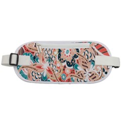 Baatik Floral Print Rounded Waist Pouch