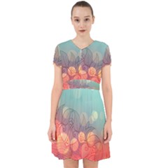 Mandala Pattern Adorable In Chiffon Dress by designsbymallika