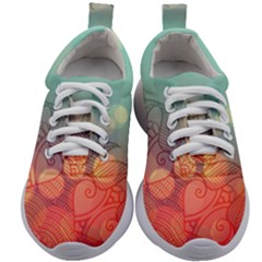 Mandala Pattern Kids Athletic Shoes by designsbymallika