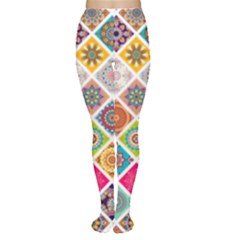 Ethnic Mandala Pattern Tights by designsbymallika