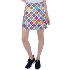 Ethnic Mandala Pattern Tennis Skirt