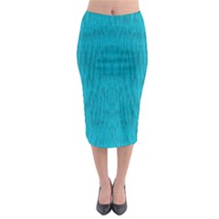 Festive Rainbow, Season To Wear Blue Midi Pencil Skirt by pepitasart