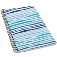 Blue Waves Pattern 5 5  X 8 5  Notebook by designsbymallika