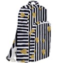 stripes heart pattern Double Compartment Backpack View2