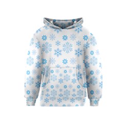 Snowflakes Pattern Kids  Pullover Hoodie by designsbymallika