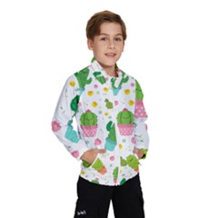 cactus pattern Kids  Windbreaker