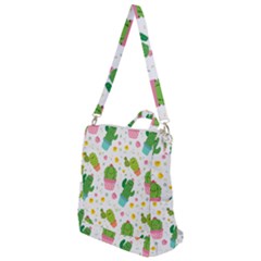 Cactus Pattern Crossbody Backpack by designsbymallika