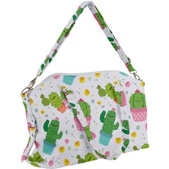 cactus pattern Canvas Crossbody Bag