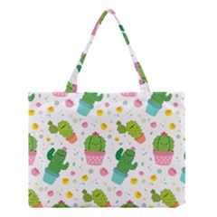 cactus pattern Medium Tote Bag