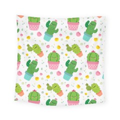 cactus pattern Square Tapestry (Small)