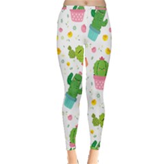 cactus pattern Inside Out Leggings