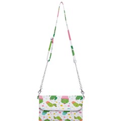 Cactus Pattern Mini Crossbody Handbag by designsbymallika