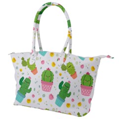 cactus pattern Canvas Shoulder Bag