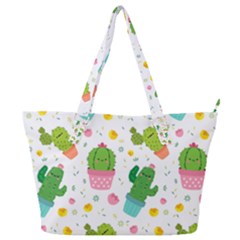 cactus pattern Full Print Shoulder Bag