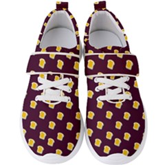 I Love Bread Men s Velcro Strap Shoes by designsbymallika