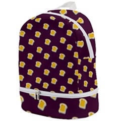 I Love Bread Zip Bottom Backpack