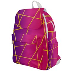 Golden Lines Top Flap Backpack