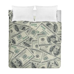 100 Dollar Bills Duvet Cover Double Side (full/ Double Size) by myuique