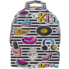 Disco Theme Mini Full Print Backpack by designsbymallika