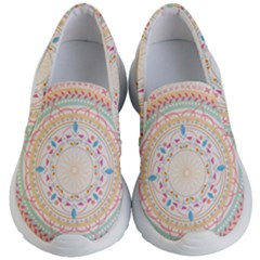 Mandala Pattern Kids Lightweight Slip Ons