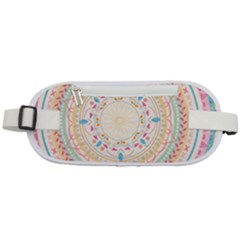 Mandala Pattern Rounded Waist Pouch by designsbymallika