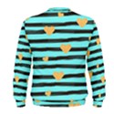 stripes heart pattern Men s Sweatshirt View2