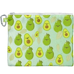Avocado Love Canvas Cosmetic Bag (xxxl) by designsbymallika