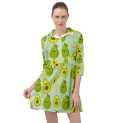 Avocado Love Mini Skater Shirt Dress by designsbymallika