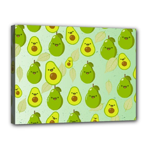 Avocado Love Canvas 16  X 12  (stretched) by designsbymallika