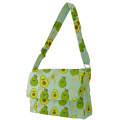 Avocado Love Full Print Messenger Bag (l) by designsbymallika