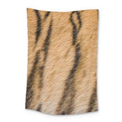Tiger Stripes And Fur Pattern Design Small Tapestry